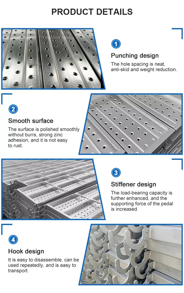 Galvanized Scaffolding Planks Nigeria  South Africa India Peru Chile 008615122519420  (30)